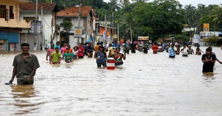Flood risks remain after heavy rains lash: Sri Lanka