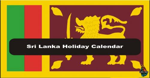 PUBLIC HOLIDAYS IN SRI LANKA FOR THE YEAR 2018
