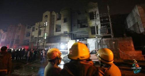 At Least 17 Killed in Fire at Illegal Firecracker Storage Unit in Delhi’s Bawana Industrial Area 