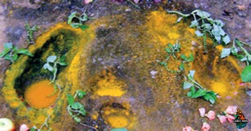 Two more footprints appear on Sri Paada rock