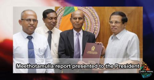 Presidential Committee report on Meethotamulla garbage issue handed over to President 