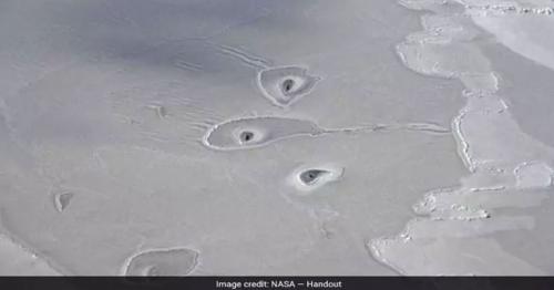 Nasa can't explain images of strange Ice circles in Arctic Sea