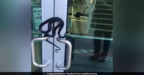 Snake wraps itself on door handle. Viral video will make you squirm